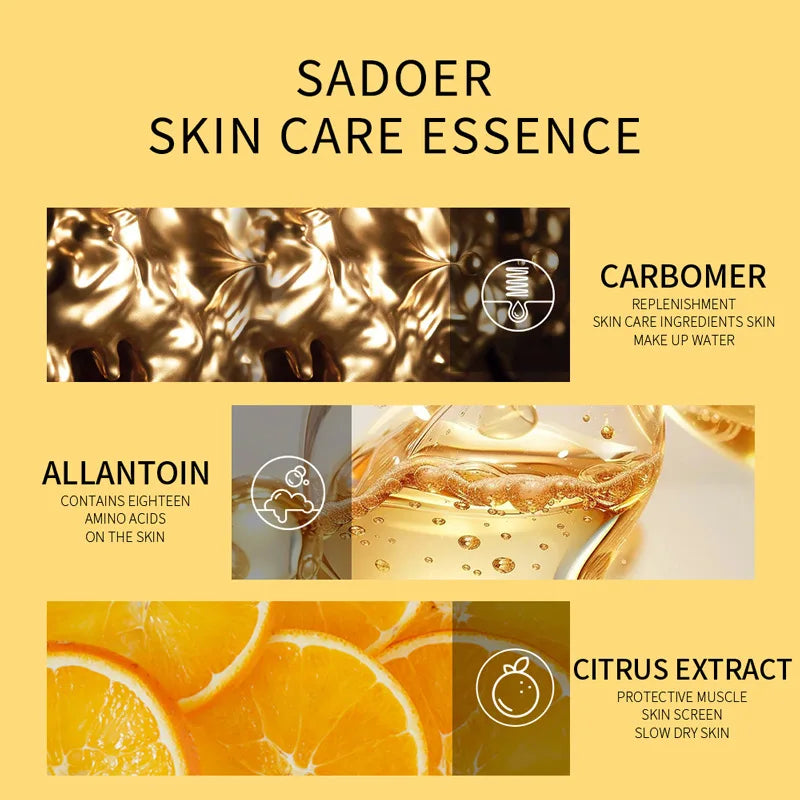 SADOER Vitamin C Sleeping Face Mask 30pc – Hydrating Set