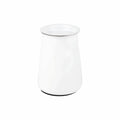 Stainless Steel Coffee Powder Sifter Cup with Lid – White