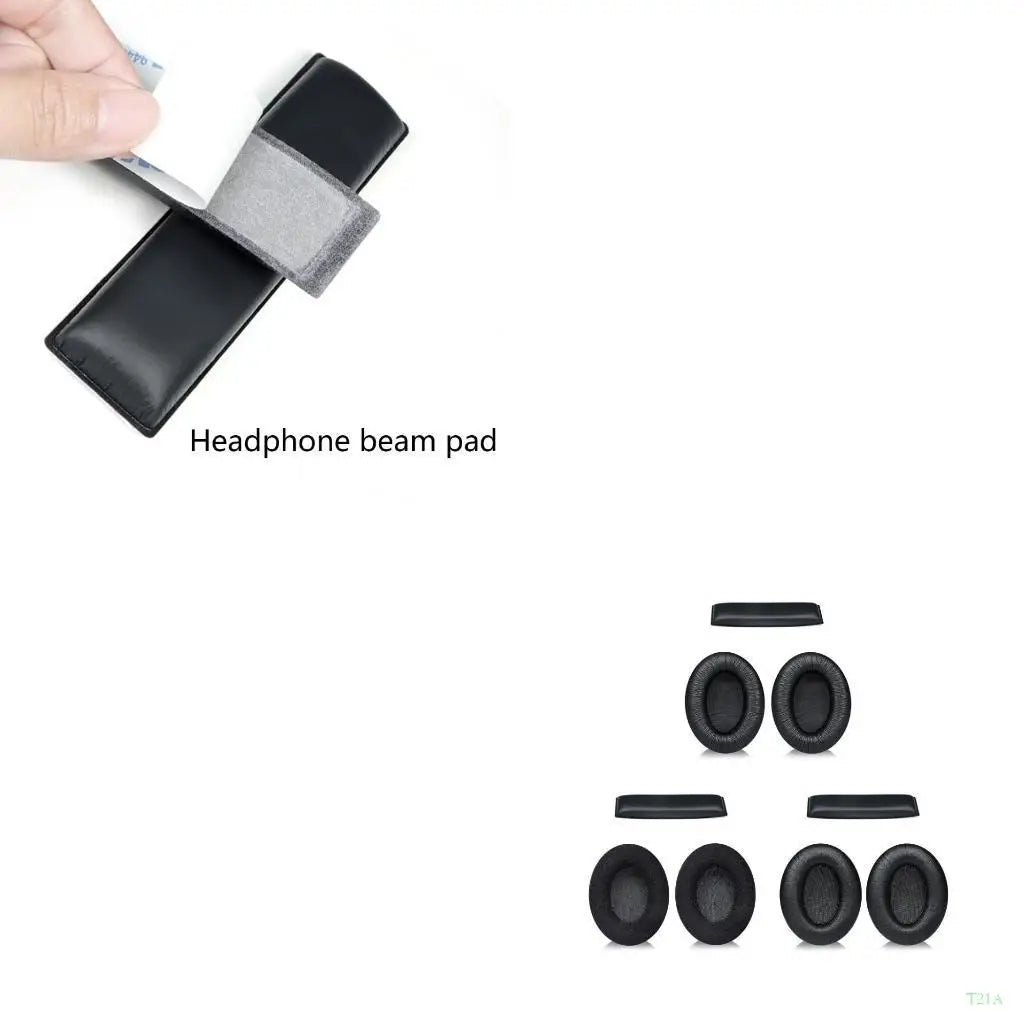Replacement Ear Pads & Headbeam Set for Sennheiser HD200