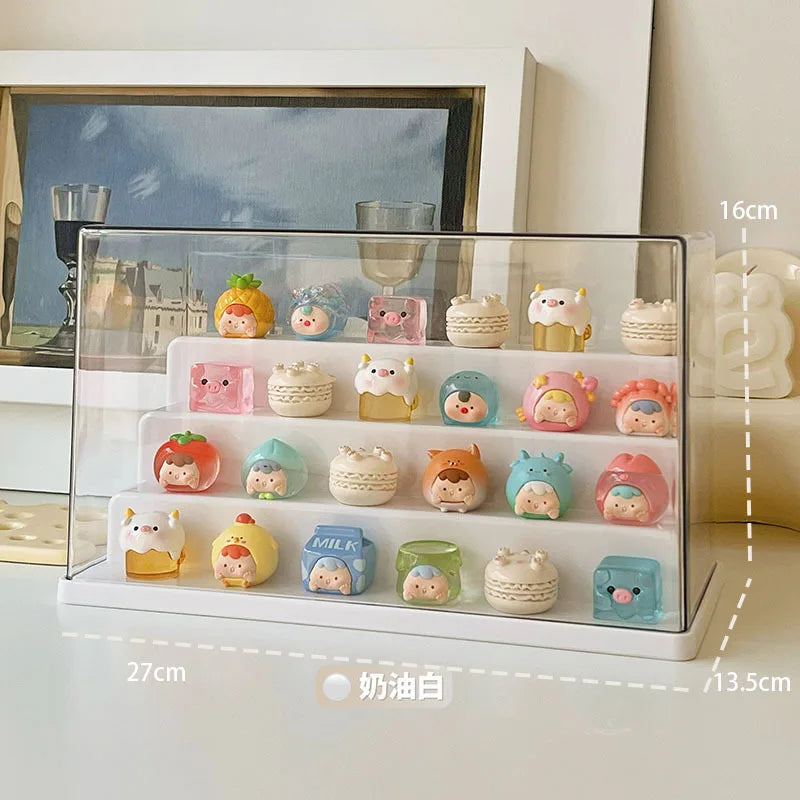 Rotating Multi-Layer Display Rack for Action Figures & Dolls