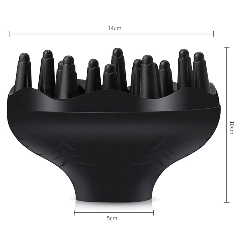 Universal Hair Diffuser for Curly & Wavy Hair – Fits Most Dryers