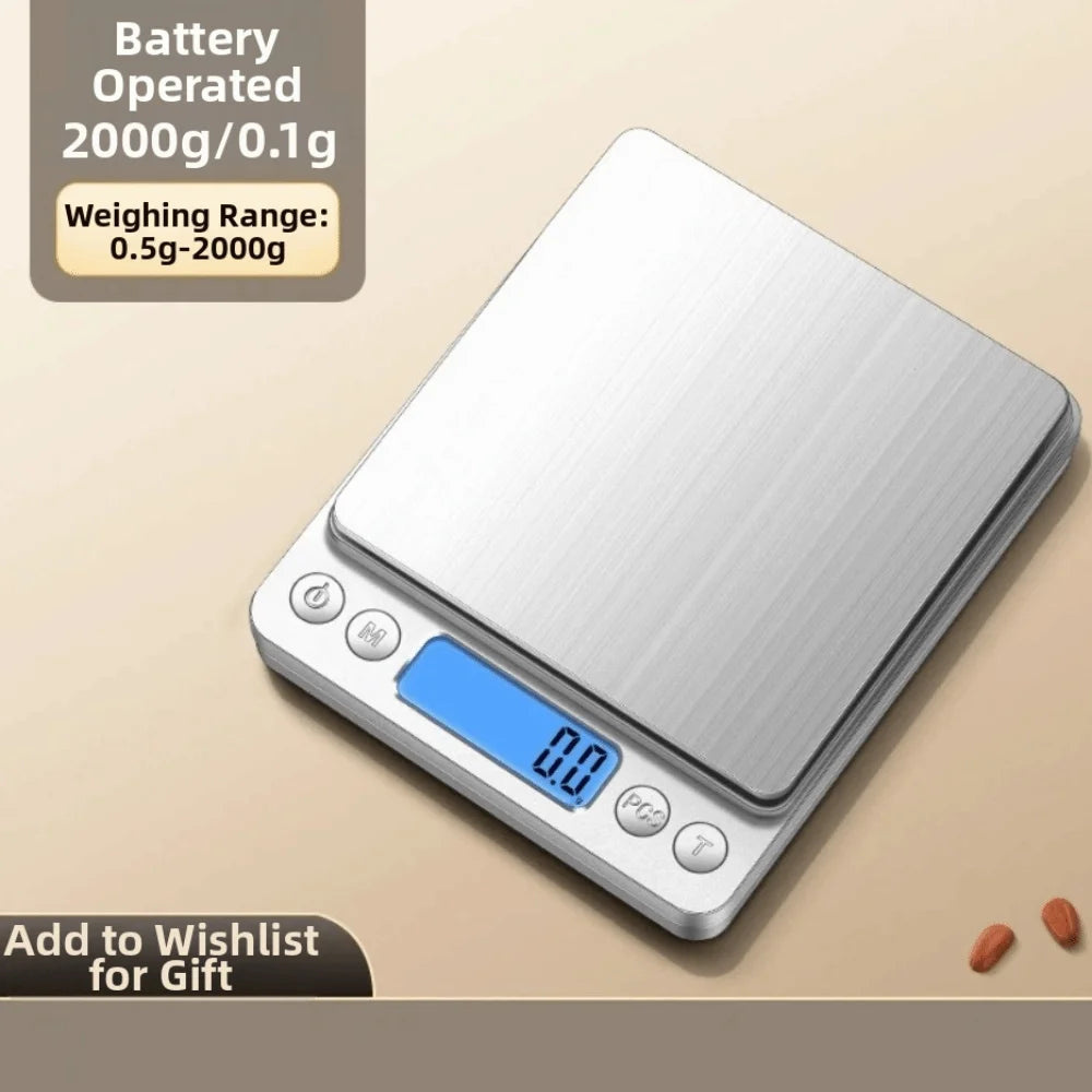 Digital Kitchen Scale 3000g 0.1g Precision LCD | Jewelry Scale