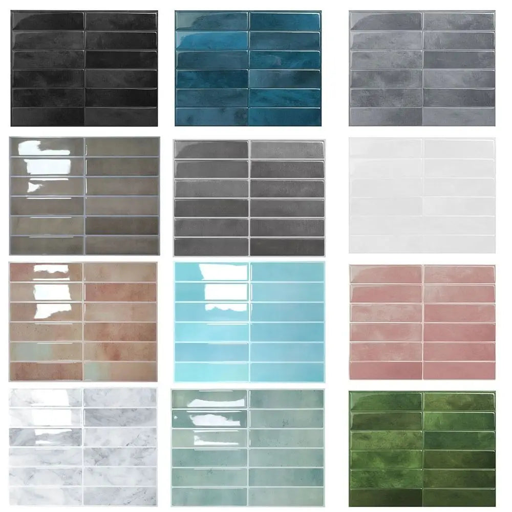 Self-Adhesive Tile Wall Stickers – Waterproof PET Wallpaper