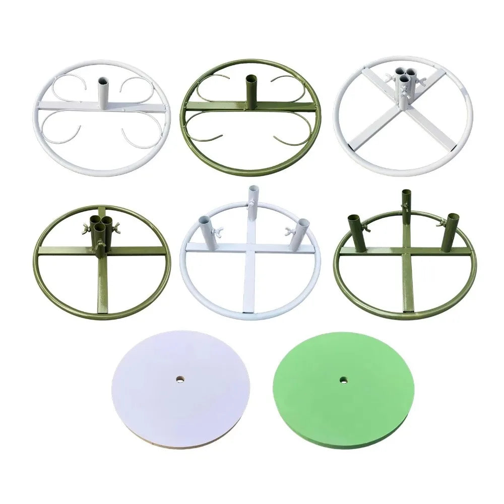 Iron Flower Pole Display Stand – Giant Floor Standing Metal Base
