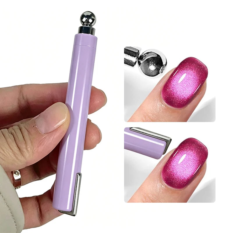 U-Shaped Cat Eye Nail Magnet Guide Tool – DIY Gel Polish