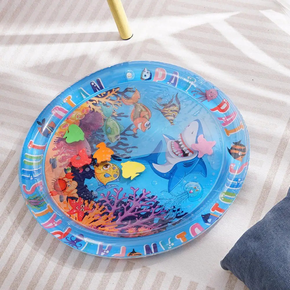 Interactive Cat Water Play Mat – Ocean Fish Splash Pad