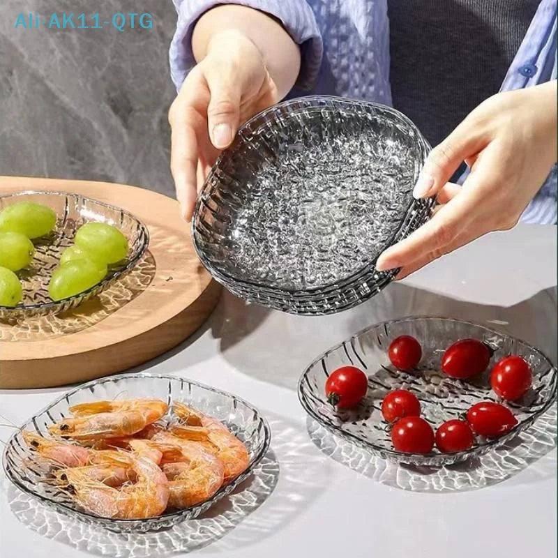8-Piece Stackable Snack & Fruit Dish Set – Shell Shape Plates