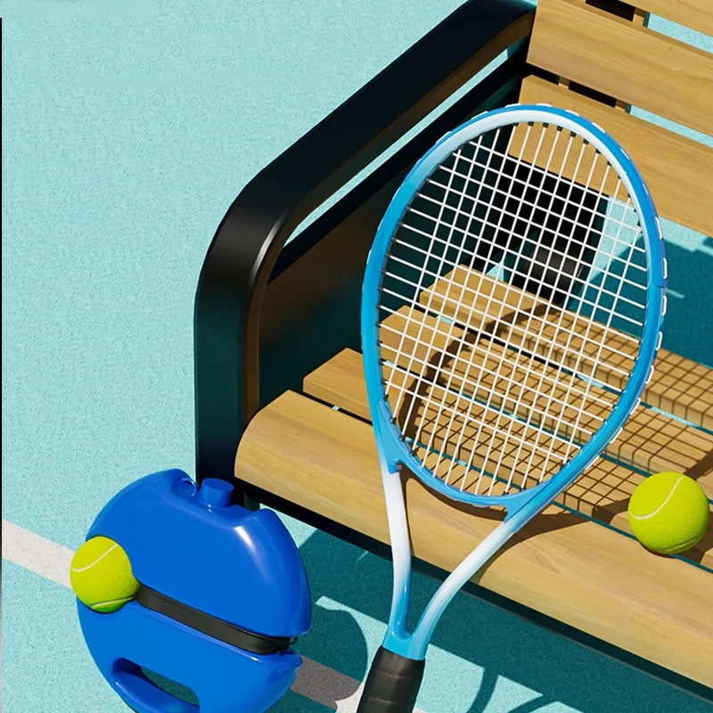 Tennis Rebound Trainer – Solo Practice Base, Elastic Rope & Ball