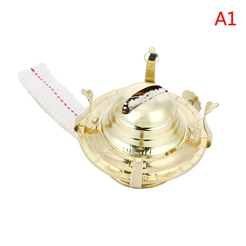 Vintage Kerosene Lamp Wick Holder – Aluminum Metal Regulator