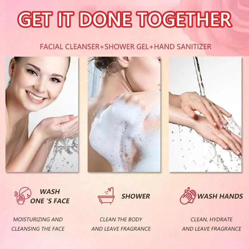 Rose Handmade Essence Soap – Hydrating Facial Cleanser 2-Pack