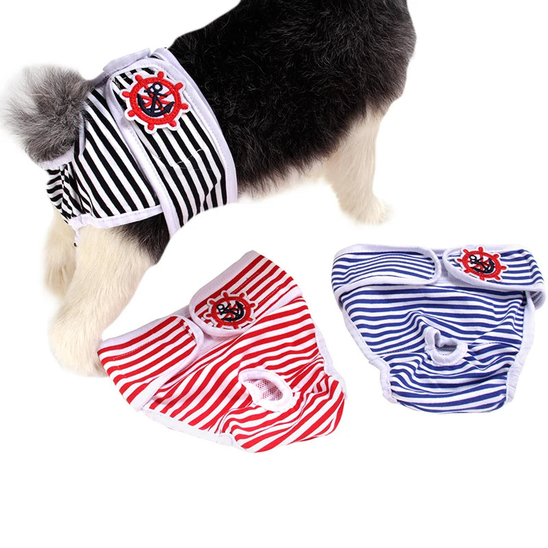 Washable Female Dog Diaper Shorts – Reusable Sanitary Pants