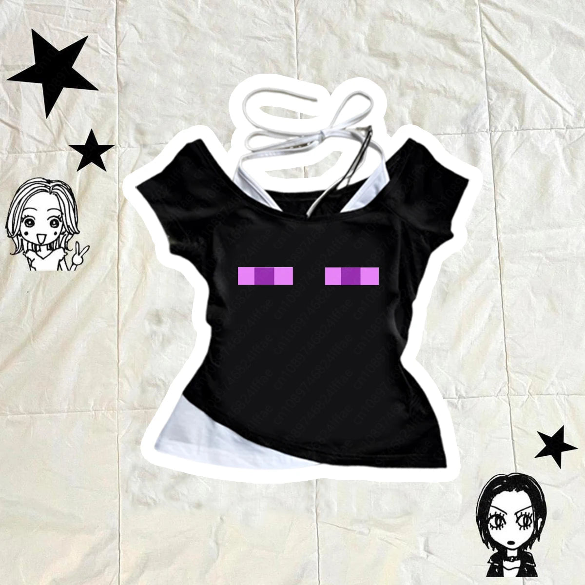 Women's Y2K Gothic Lace Camisole Slim Streetwear Tank Top