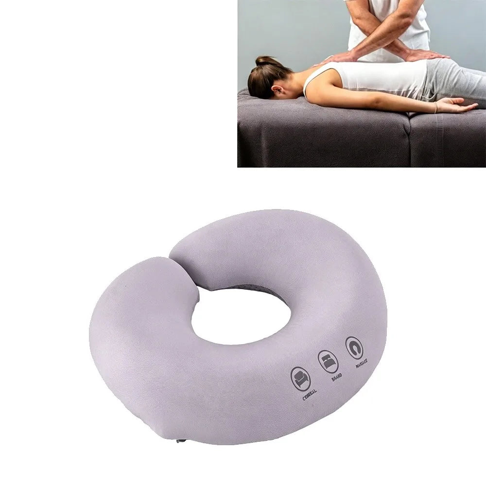 U-Shaped Memory Foam Facial Massage Pillow – Hollow Face Cushion