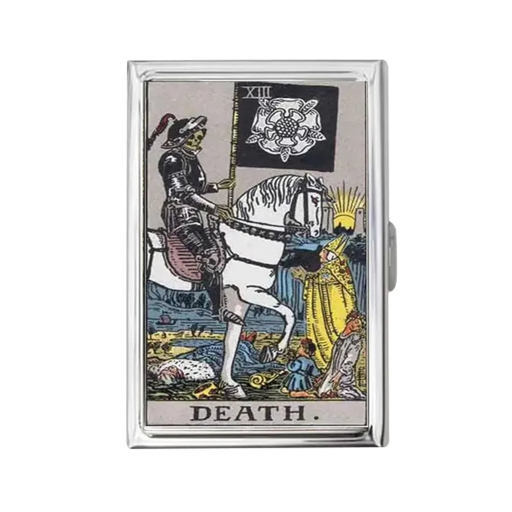 Vintage Metal Card Case – Business Card & ID Holder