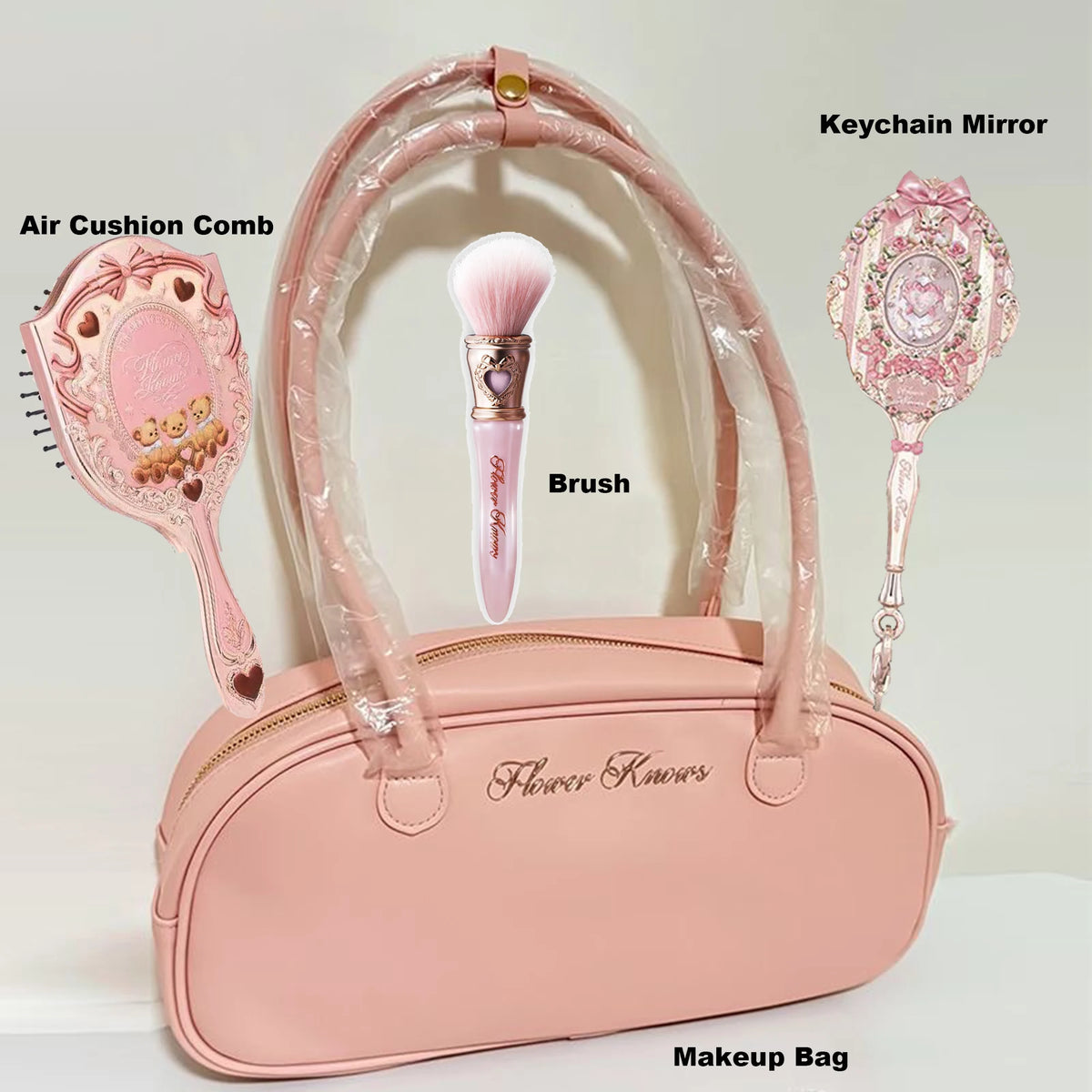 Flower Knows 9th Anniversary 3-Piece Makeup Tool Set