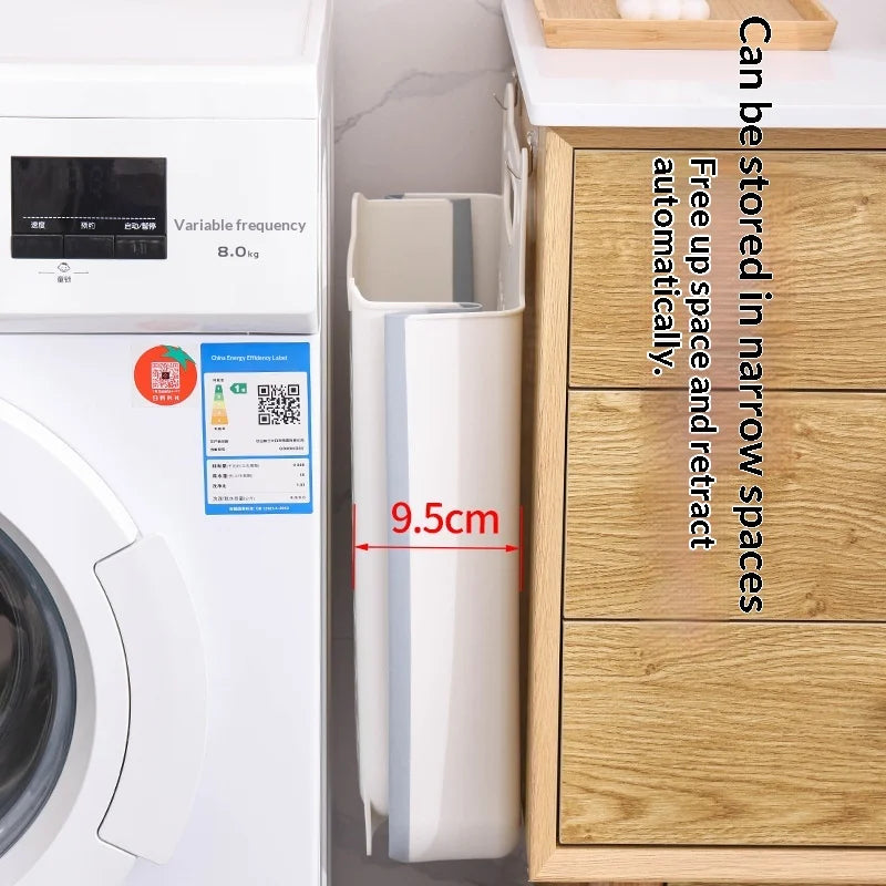 Wall Mounted Foldable Laundry Basket | Large Capacity Organizer