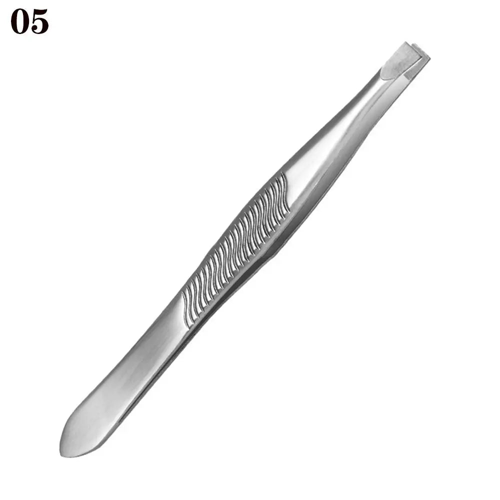 Stainless Steel Eyebrow Tweezers – Multipurpose Grooming Tool