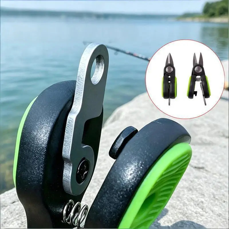 Mini Fishing Line Cutter – Serrated Stainless Steel Blade Tool