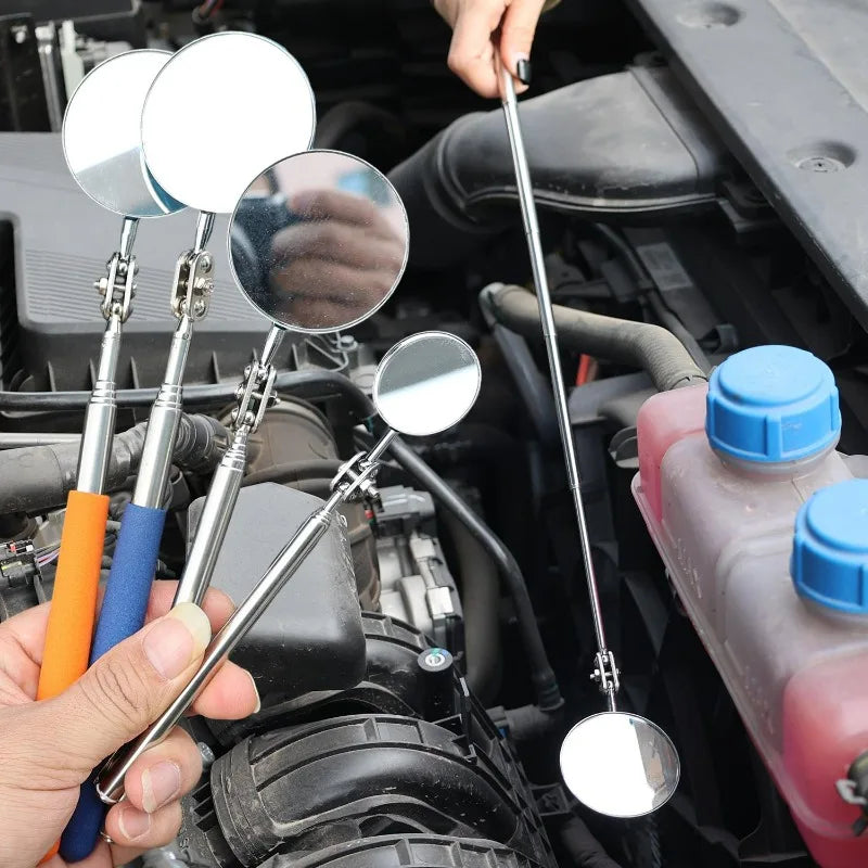 Telescoping Inspection Mirror 360° Rotating Extendable Tool