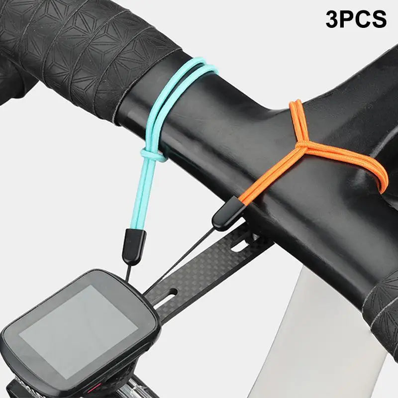 Elastic Anti-Loss Hanging Rope – USB & Bike Device Tether 3-Pack