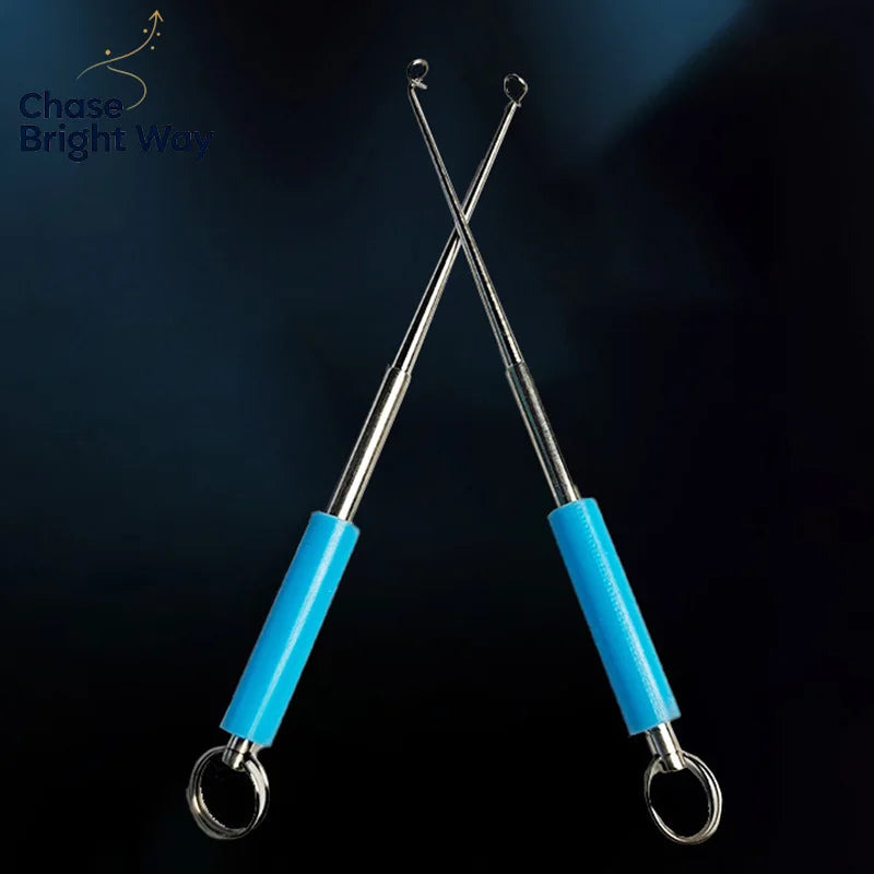 Stainless Steel Fishing Hook Extractor – Silicone Handle