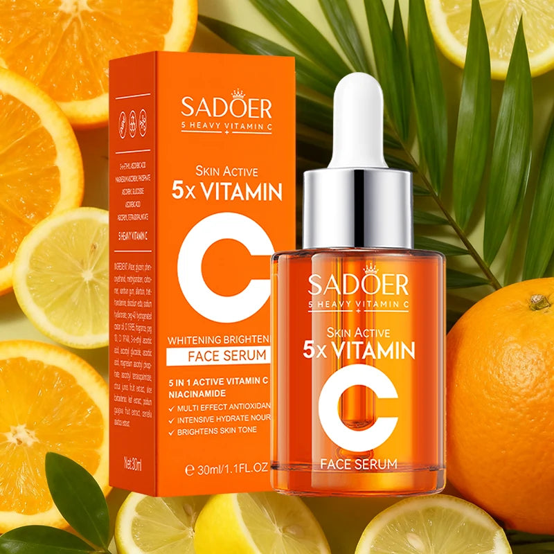 SADOER Vitamin C Face Serum – Brightening & Moisturizing