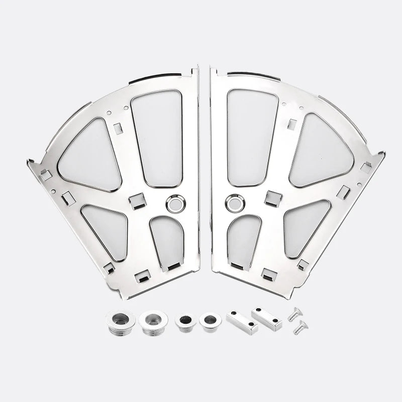 Steel Shoe Cabinet Flip Hinges 2-Pack | Rack Shelf Hardware