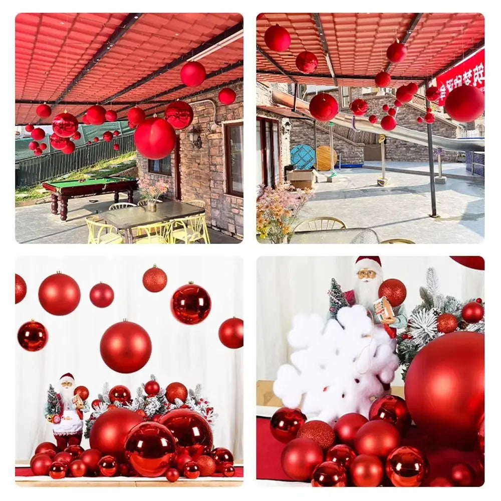 Matte Christmas Ball Ornament 12/15/20cm – Holiday Décor