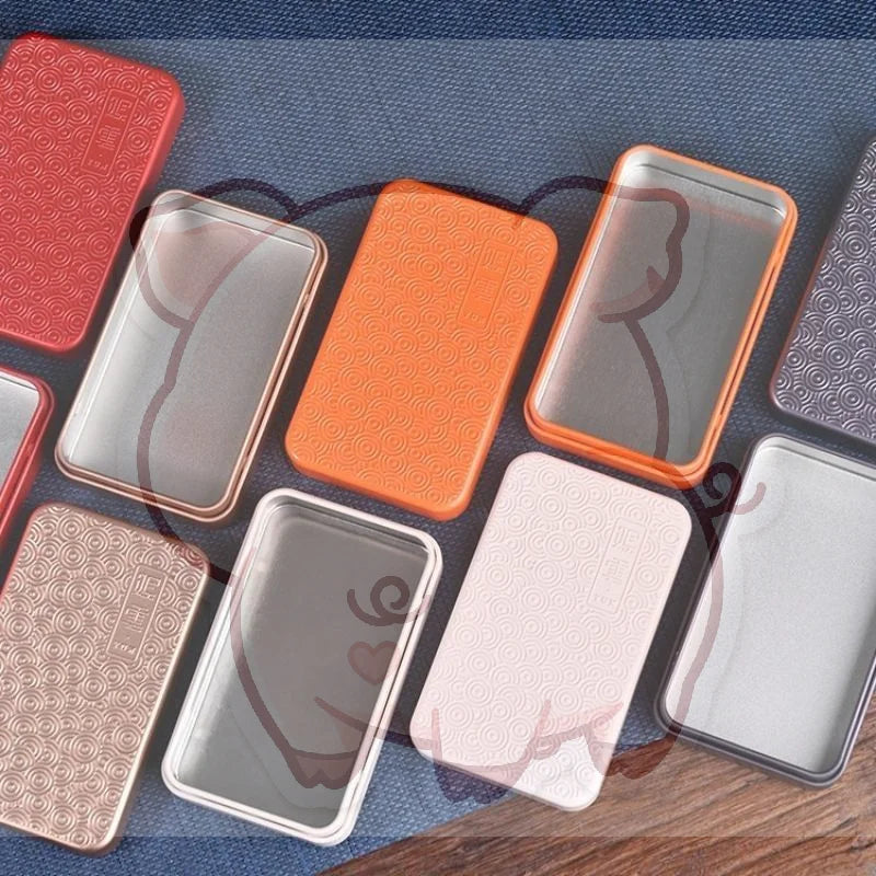 Wavy Pattern Metal Tea Storage Tin – Airtight Portable Canister