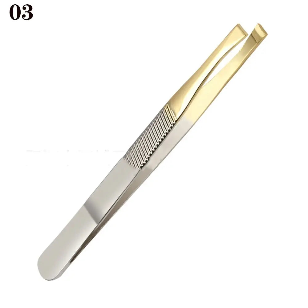 Stainless Steel Eyebrow Tweezers – Multipurpose Grooming Tool