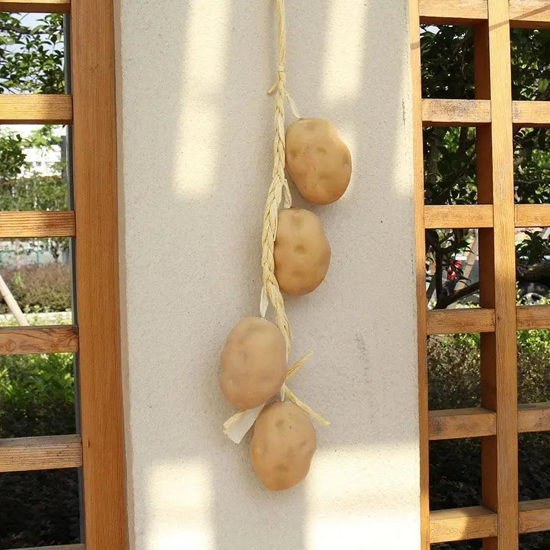 Faux Vegetable Hanging Garland | Farmhouse Kitchen Decor