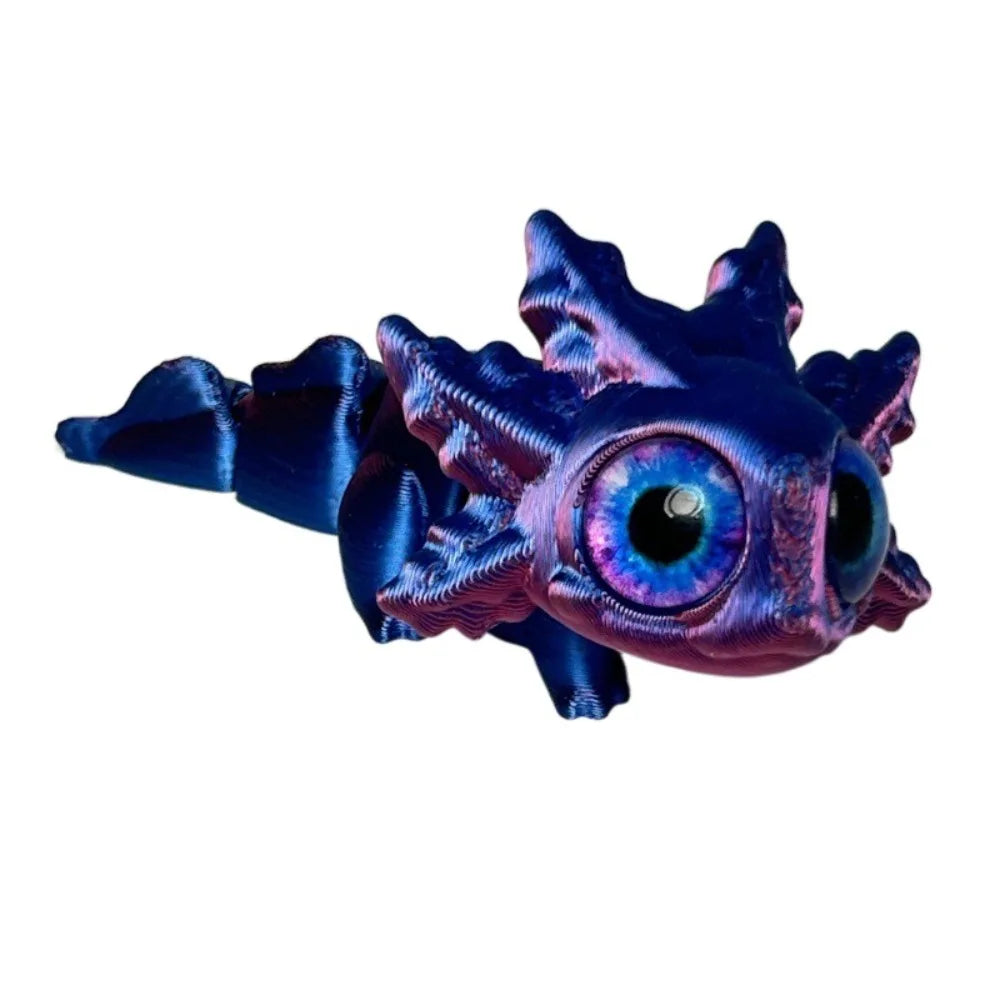 Articulated Salamander Figure – Colorful Miniature Toy Decor