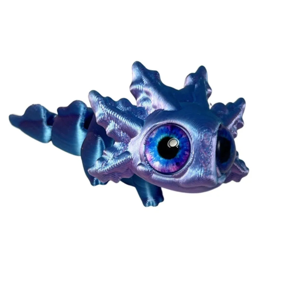 Articulated Salamander Figure – Colorful Miniature Toy Decor