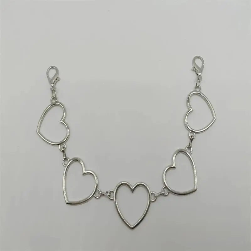 Y2K Metal Pearl Chain Bag Strap with Star Pendants | DIY Handle