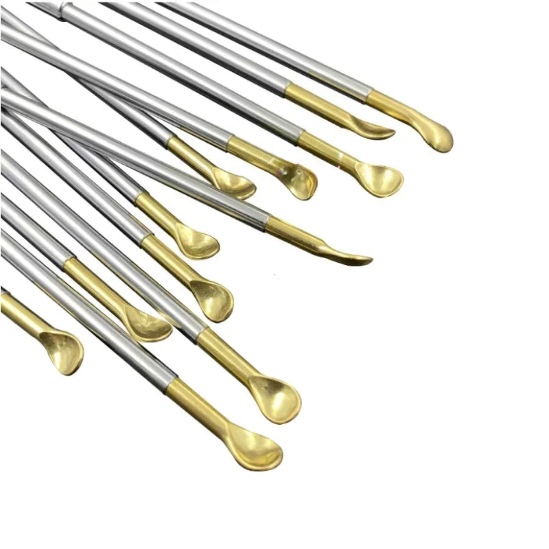Scalable Brass Ear Wax Curette with Keyring – Copper Ear Spoon