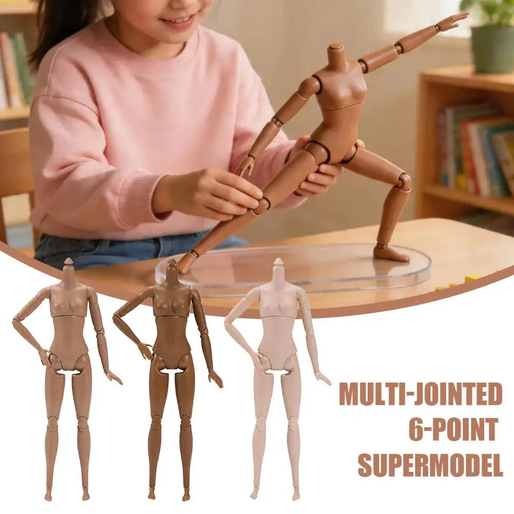 1/6 Scale 22-Joint Female BJD Doll Body – Articulated Figure