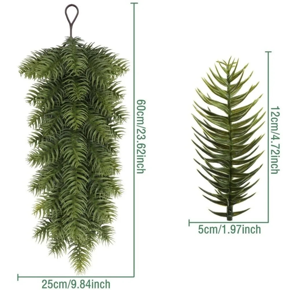 Hanging Artificial Pine Cedar Swag – Real Touch Christmas Wreath