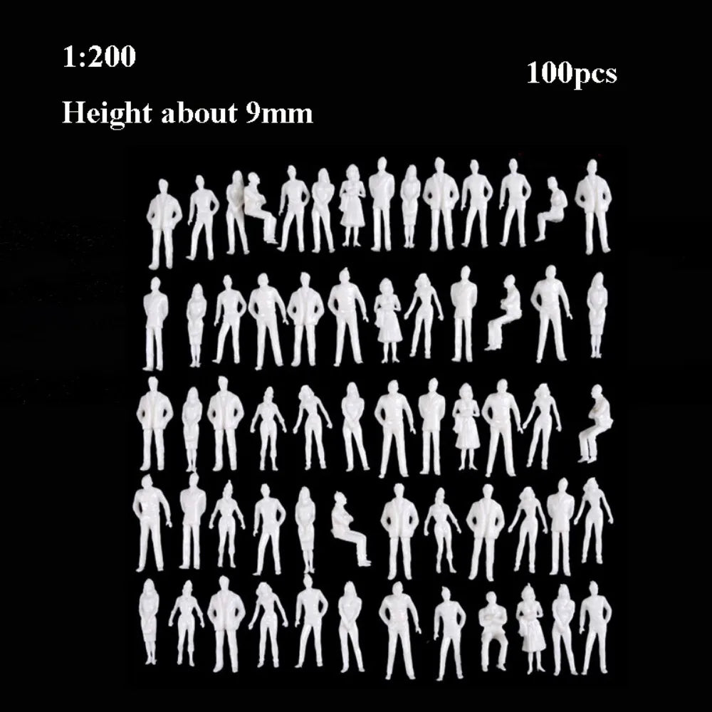 Miniature Model People Figures – Multi-Scale Train Scenery