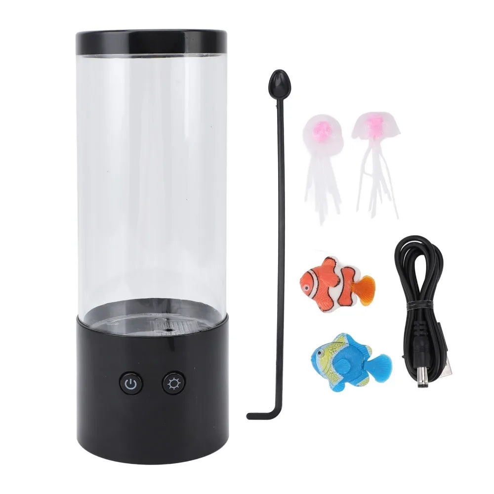 Color Changing Aquarium Night Light | USB & Battery Powered