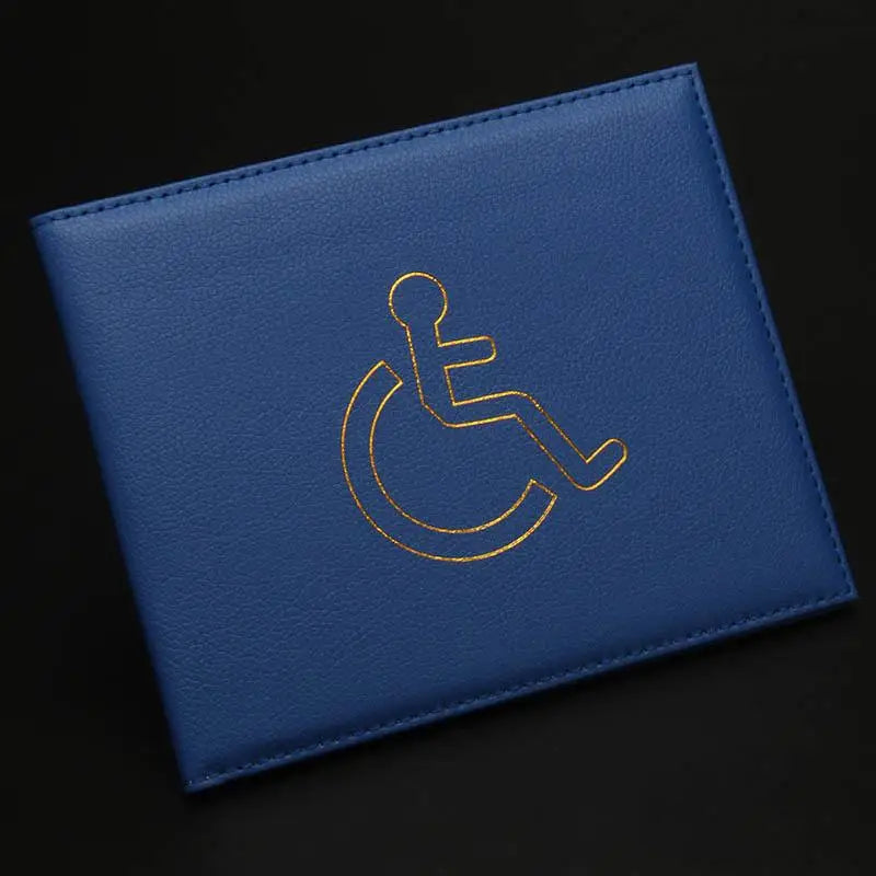 Waterproof PU Leather Accessibility ID & Certificate Holder