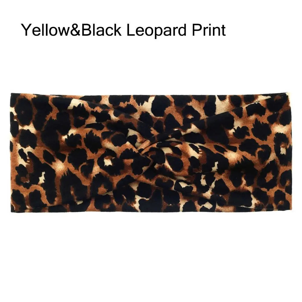 Women's Stretchy Twisted Headband – Non-Slip Yoga Sport Wrap