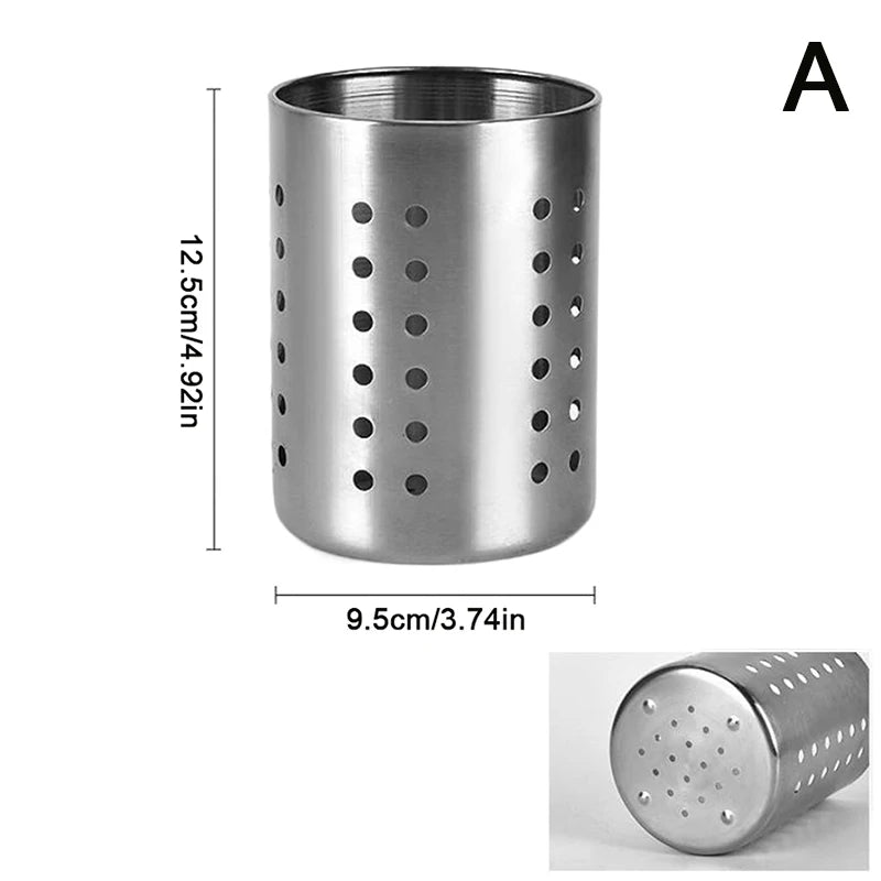 Stainless Steel Cutlery & Chopstick Holder Organizer