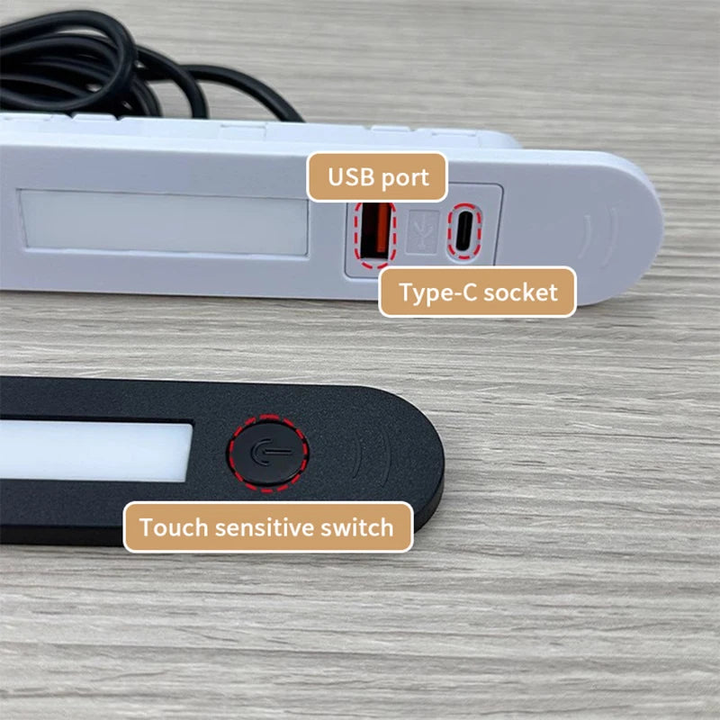 Embedded Night Light Socket – USB & Type-C Charging Ports