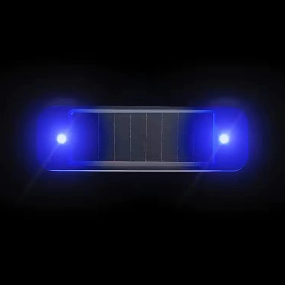 Solar LED Strobe Warning Light – IP65 Waterproof Auto-On