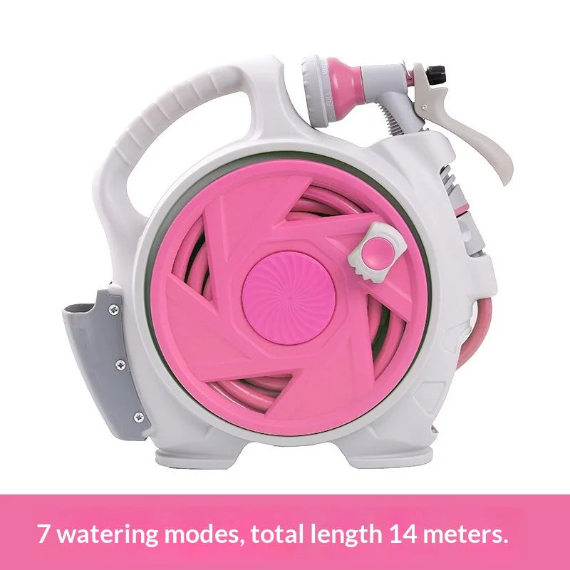 Portable Garden Hose Cart – 15m Hose Storage Organizer