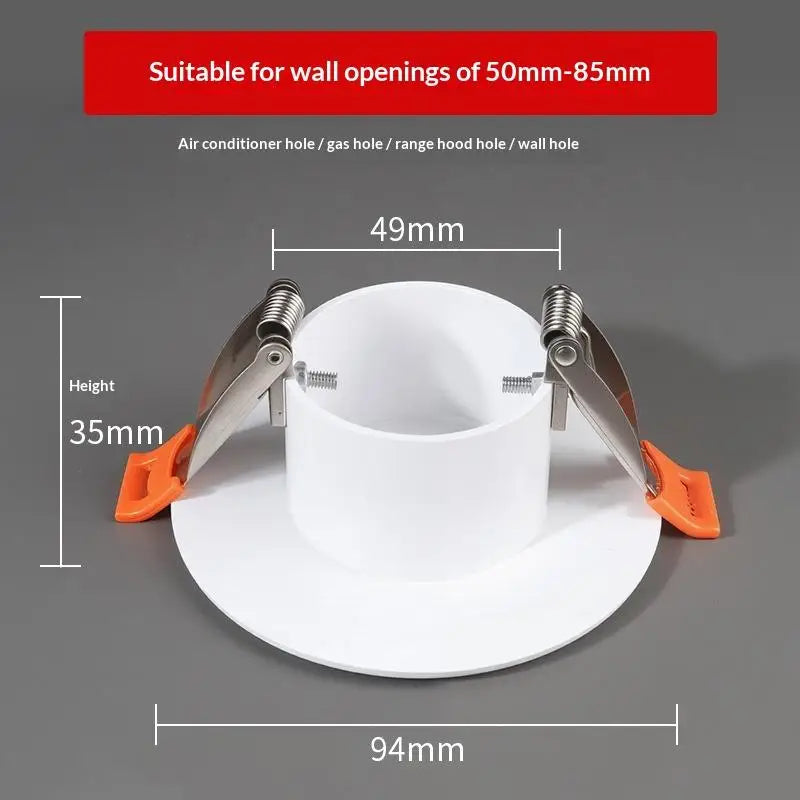 Wall Pipe Cover Plate – AC Hole Flange Seal 50–220mm
