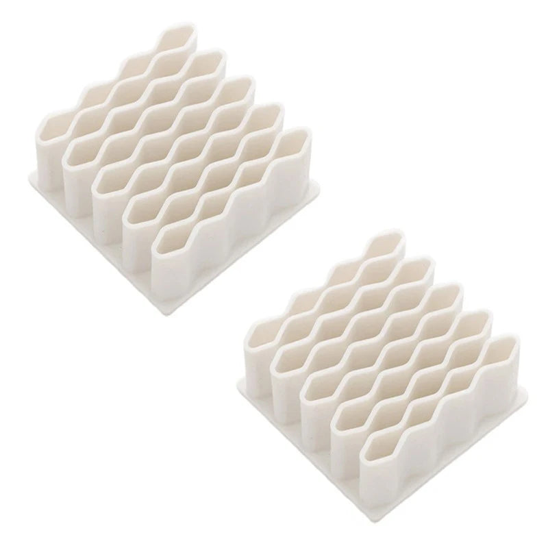 Silicone Wave Desktop Organizer – Cosmetics, Pen & Cream Holder