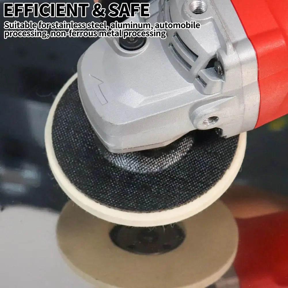 Wool Felt Flap Polishing Disc 125mm – Angle Grinder Buffing