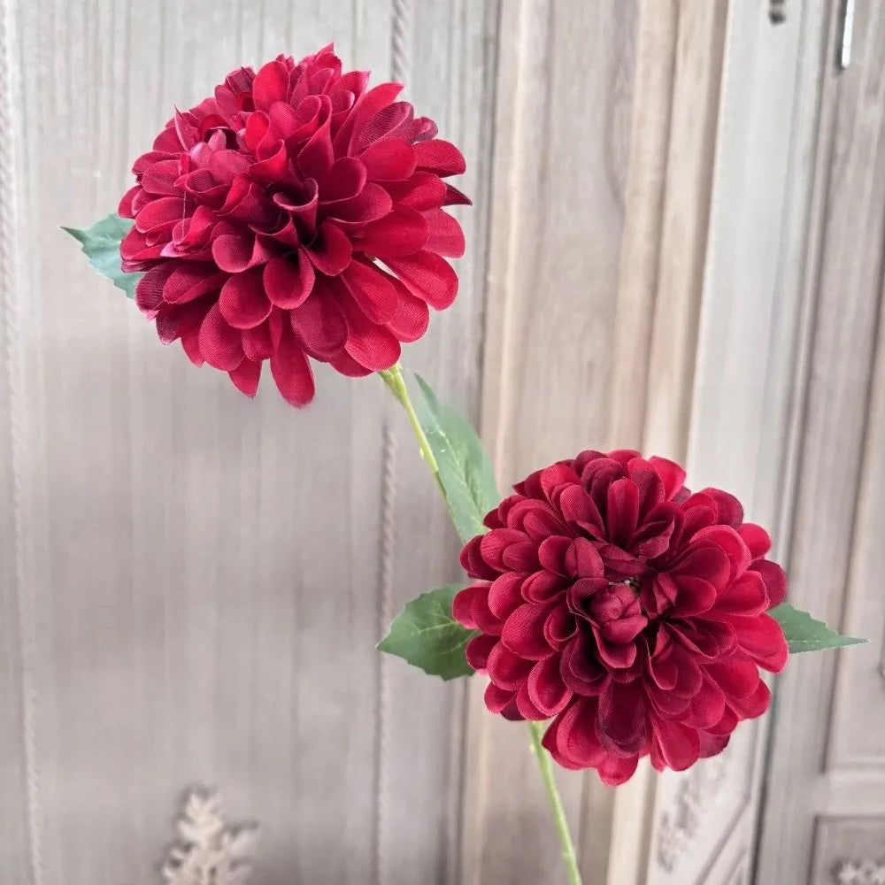 Silk Artificial Dahlia Chrysanthemum Bouquet – Faux Home Décor