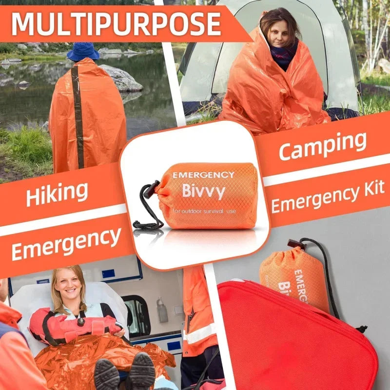 Thermal Emergency Sleeping Bag – Waterproof Survival Bivy Sack